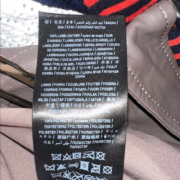 Marciano Women's Kiara Burgundy Leather Jacket - Picture 9 of 9